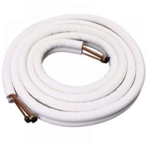 PR&Ecirc;T A POSER LIAISON BI TUBE FRIGORIFIQUE M1 CLIMATISATION 1/4 3/8 RACCORDS PR&Ecirc;T MONTES 4 METRES NF，Diam&egrave;tre du tube (6+10) 1P4 m tube de cuivre avec
