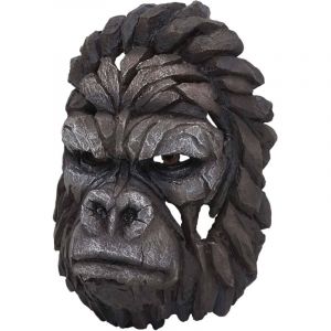 Hegele - Cr&acirc;ne d&eacute;co HHG-392, troph&eacute;e de t&ecirc;te en polyr&eacute;sine, int&eacute;rieur/ext&eacute;rieur, t&ecirc;te de gorille 34cm