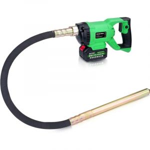 Vibreur Beton sans Fil 850W 1.5M Aiguille Vibrante avec 1x Batterie Pour Beton 6000 U/min Vibrateur à Béton est de 35 mm Vibration Vibreur à Ciment