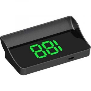 Affichage t&ecirc;te haute (HUD) de la vitesse num&eacute;rique - Affichage de la vitesse GPS - R&eacute;sistant &agrave; la lumi&egrave;re du soleil - Allumage/extinction automatique