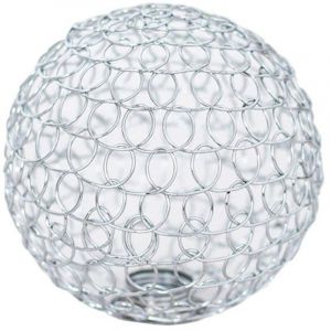 Abat-jour globe classique pour plafonnier, lustre creux, suspension en m&eacute;tal pour table,salle,lampadaire, lampe suspendue (10 cm)