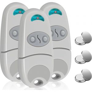 Télécommande de porte, télécommande de porte 433,92 MHz, 3 télécommandes de porte universelles, compatible avec came TOP432NA TOP432EE TOP432EA