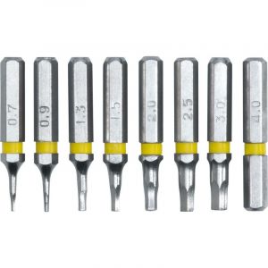 Jeu d'embouts 6 pans 7 pieces