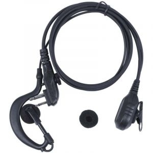 Casque Microphone &Eacute;couteur Compatible Talkie-Walkie PTT avec Connecteur Kenwood