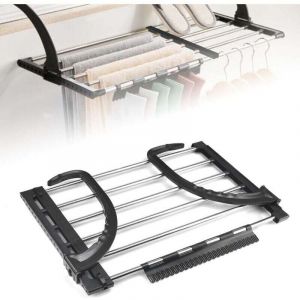 S&eacute;choir Express S&eacute;choir Suspendu Acier Inoxydable M&eacute;tallique Extensible 51-95cm S&eacute;choir Radiateur S&eacute;choirs &agrave; Linge Pliable &eacute;tendoir Balcon pour