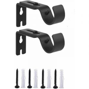 Support de tringle à rideau double wik-hanCurtain RodBrackets support de tringle à rideau en acier inoxydable du même style