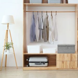 Maisonchic - Bo&icirc;te de rangement, Coffre de rangement, Meuble de rangement Tissu 50x30x25 cm Gris -ASAF37965 design in