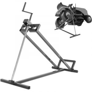 GOPLUS Cric L&egrave;ve Tracteur de Tondeuse, L&egrave;ve Tracteur Tondeuse en M&eacute;tal, Leve Tracteur Tondeuse Hauteur R&eacute;glable 11,5-77cm, Outillage de Mecanicien