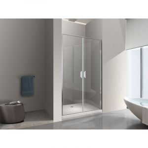 Nala - Porte de douche de 6 mm ouverture &agrave; battant - 87-90 cm