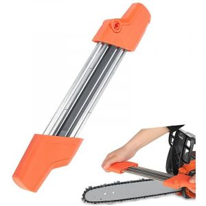 Aff&ucirc;teur de cha&icirc;ne de tron&ccedil;onneuse (4,0 mm), outil d'aff&ucirc;tage de cha&icirc;ne, aff&ucirc;teur de cha&icirc;ne 2 en 1