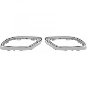 Couvercle d'embout d'&eacute;chappement chrom&eacute; brillant, garniture de remplacement pour mercedes-benz A B C E GLC classe cls W177 W247 W205 W213 X253 C257
