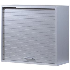 Beaux Meubles Pas Chers - Meuble haut de cuisine &agrave; rideau 60x25x53,6 cm gris - cook