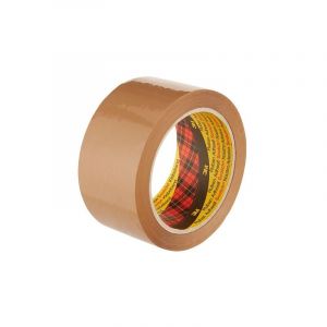 Ruban adhésif polypropylène Scotch 371 extra-résistant 47 microns 50 mm x 66 m - Havane - Lot de 6
