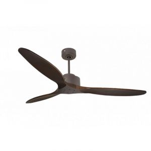 Modulo de Klassfan Super destratificateur et ventilateur dc 166 cm Chocolat pales bois sombre sans Lumi&egrave;re 30 &agrave; 60 m&sup2;