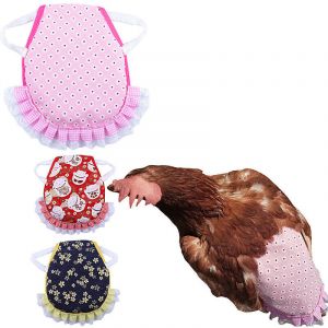 3 Pcs Tablier Poulet Selle Volaille, Selle De Poulet Poule Tablier De Poulet pour Poule De Volaille Protecteur Dorsal D'Aile pour Volaille Gilets De