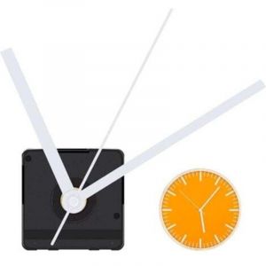 Kit de m&eacute;canisme d'horloge, mouvement de moteur d'horloge murale &agrave; axe long, horloge &agrave; quartz pour travaux manuels avec aiguilles blanches, convient
