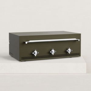 Verycook - Couvercle de cuisson pour plancha gaz Excellence 3 feux Acier peint (peinture Epoxy) ou Inox (inox brossé) avec intérieur inox polymiroir