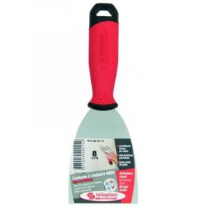 Couteau &agrave; enduire type Am&eacute;ricain Inox 80mm Taliaplast 440415