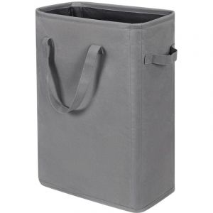 Panier &agrave; linge ultra - mince, seau &agrave; linge &eacute;troit avec poign&eacute;e, seau &agrave; linge sale pliable, seau &agrave; linge haut pour buanderie, dortoir et chambre &agrave;