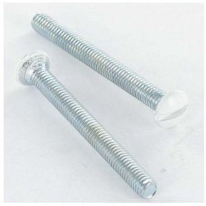 Vis m&eacute;taux T&ecirc;te frais&eacute;e bomb&eacute;e TFB Fendue 4X90 S&eacute;cable Acier zingu&eacute; RAL9016 blanc signalisation-30 pi&egrave;ces