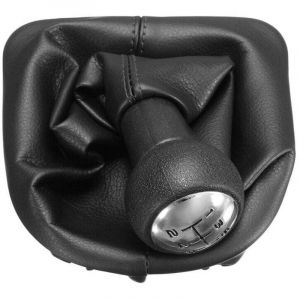 5-Vitesse Pommeau Levier Vitesse Soufflet Couverture Cuir PU pour PEUGEOT 207 307 307 CC 308