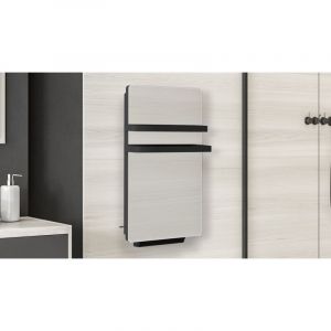 Jamais utilise] Carrera seche-serviettes miroir 500W + soufflerie 900W - Coeur aluminium - Verre miroir