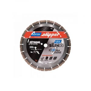 Norton - Disque diamant 4x4 extreme silencio &Oslash;350 x 25.4mm clipper