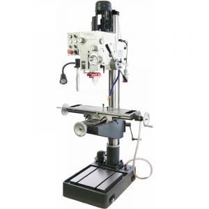 Perceuse-fraiseuse à colonne percer jusque ø 32 mm CM4/M16 1,5 kW 400V table croisée avance de perçage pompe d'arrosage Torros PF40CP 400V