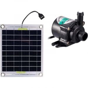 ZVD-Kit pompe électrique 10 W pour bassin à poissons, panneau solaire sans balais 12 V, décoration de jardin, fontaine, aquarium, mini pompe à eau