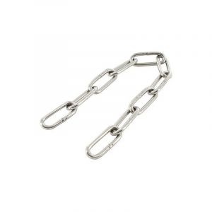 Chaine inox A4 maillons longs diam. 4,0 mm, Longueur: 50 m