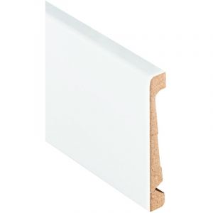 Plinthe de recouvrement 80MM 2M20 blanc a peindre Romus 2555