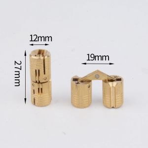 Charnière invisible cylindrique - Diamètre : 12 mm