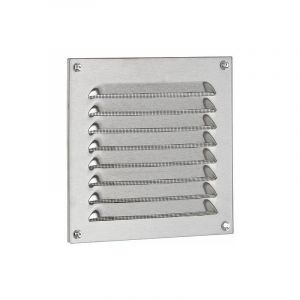 Grille de protection contre les intemperies en inox, protect contre insectes vis et chevilles 15 x 15 cm