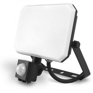 Projecteur halogène détecteur de mouvement PIR 30W lumière neutre 5000K 2850lm IP65 FLOOD Videx