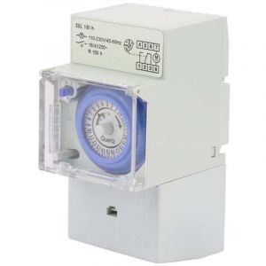 Horloge Modulaire, 110-230V SUL181H Interrupteur à Minuterie, Horloge Modulaire pour Chauffe Eau, Minuterie Mécanique Étanche Programmable 24H, pour