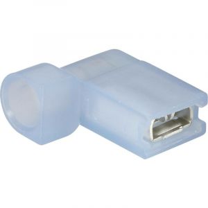 Vogt Verbindungstechnik - Cosse clip 4.8 mm x 0.8 mm 393208S 90 ° entièrement isolé bleu 1 pc(s) D28420