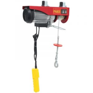 Treuil &eacute;lectrique, Grue, Treuil de moteur avec t&eacute;l&eacute;commande, C&acirc;ble &eacute;lectrique, Treuil de grue, Poulie de levage, Corde de garage, 400/800 kg