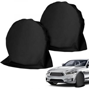 Lot de 2 Housses de Protection de Roue, Housses de Roue, Housse de Protection pour Roue de Caravane, Convient Aux Pneus de 27 &agrave; 29 Pouces, Caravane,