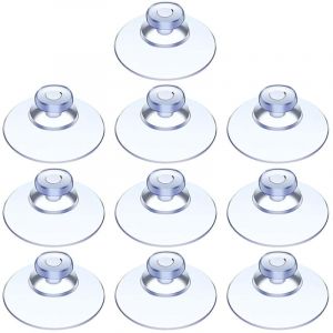 Lot de 40 ventouses pour table en verre, mini ventouses, ventouses transparentes, petites ventouses, pour diverses surfaces lisses, verre, carrelage,