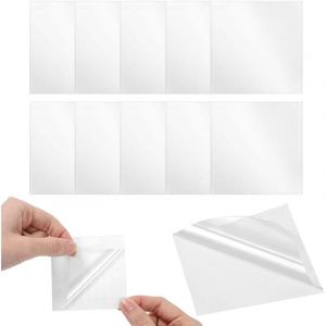 Lot de 10 patchs de réparation gonflables imperméables en vinyle transparent pour piscine gonflable, bouée, matelas gonflable