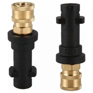 2PCS Adaptateur pour pistolet de lavage sous pression, pour raccord rapide 1/4'' Compatible avec les nettoyeurs haute pression Karcher/K&auml;rcher K
