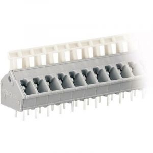 Wago - Bornier &agrave; ressort 256-402 2.50 mm&sup2; Nombre de p&ocirc;les 2 gris 1 pc(s) D27217