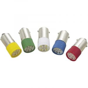 70113226 Voyant de signalisation led rouge BA9S 220 v/dc, 220 v/ac 4 mA 0.4 lm Q65210 - Barthelme