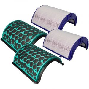 2 Filtres compatible avec Dyson Pure Humidify + Cool Cryptomic PH02 purificateur d'air - filtre hepa, filtre &agrave; charbon actif - Vhbw
