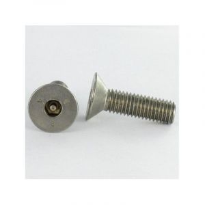 Vis Express - Vis métaux Inox A2 Inviolable fhc tête fraisée empreinte hexagonale creuse Clé de 4 HC4 + Téton M6X35-100 pièces