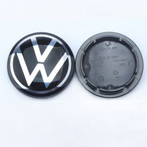 4 pi&egrave;ces couvre-moyeu 66mm pour Volkswagen, bouchon de jante avec logo, accessoire tuning pour roues de voiture