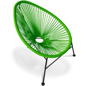 Chaise d'ext&eacute;rieur - Chaise de jardin d'ext&eacute;rieur - Acapulco Vert clair