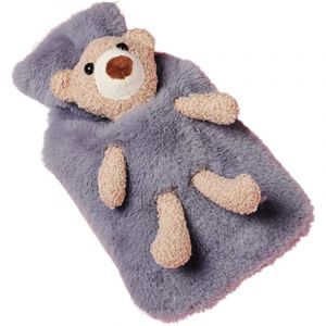 Bouillotte chaude en forme d'ours, 1 l, grande capacit&eacute; de caricature, bouillotte chaude en peluche, mains chaudes, sac &agrave; eau, cadeau pour adultes et