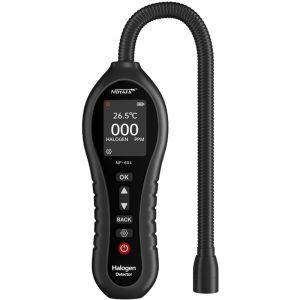Jeffergarden D&eacute;tecteur de gaz halog&egrave;ne NOYAFA NF-604, d&eacute;tecteur de fuites de fluor pour climatisation, d&eacute;tecteur de fuites de r&eacute;frig&eacute;rant automobile