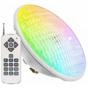 Ampoule LED Piscine PAR56 Couleur - Lampe RGB 35W - &Eacute;clairage Syst&egrave;me
